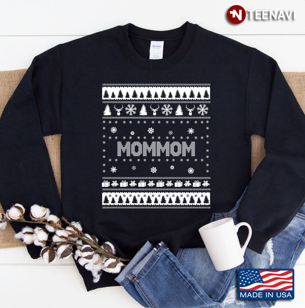 Great Mommom Ugly Sweater Sweatshirt