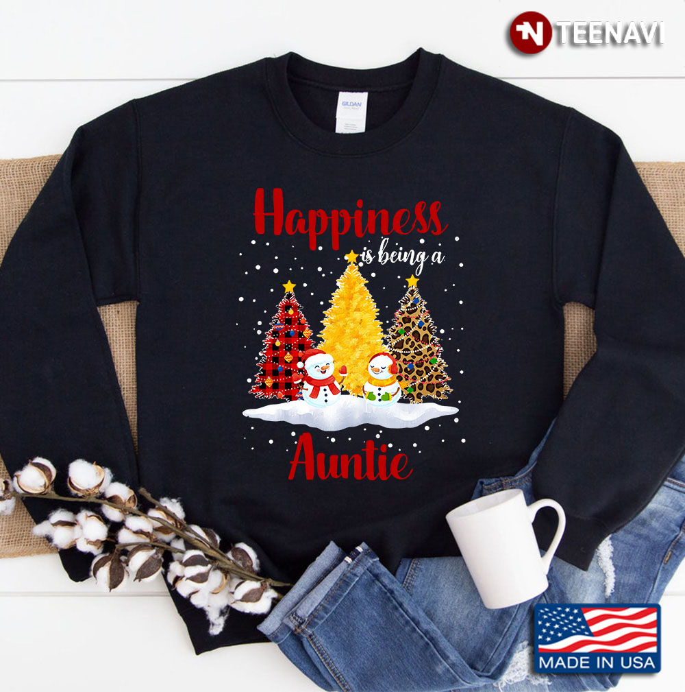 Happiness Is Being A Auntie Sweatshirt