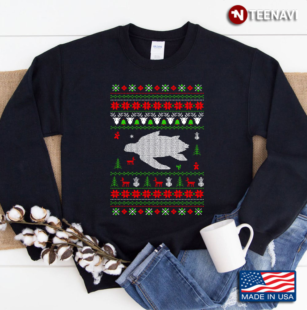 Sea Turtle Ugly Christmas Sweater Sweatshirt