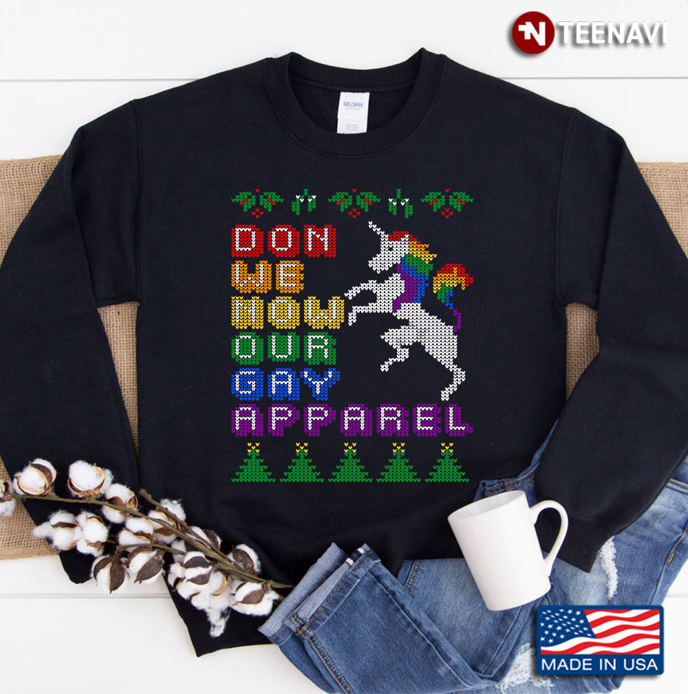 Unicorn Pride Christmas Sweater Sweatshirt
