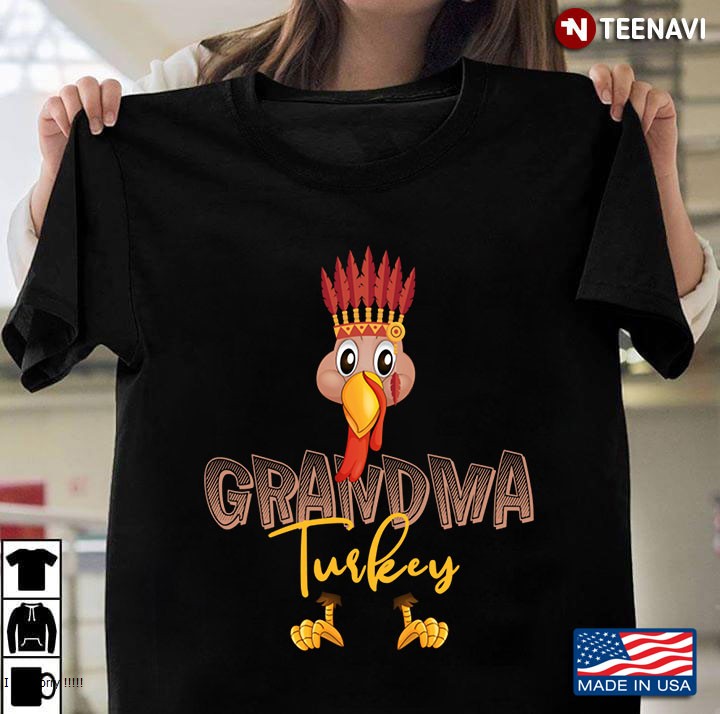 I'm The Grandma Turkey Thanksgiving Costume Christmas