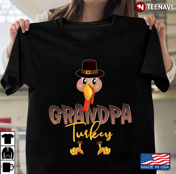I'm The Grandpa Turkey Thanksgiving Costume Christmas Dad Father