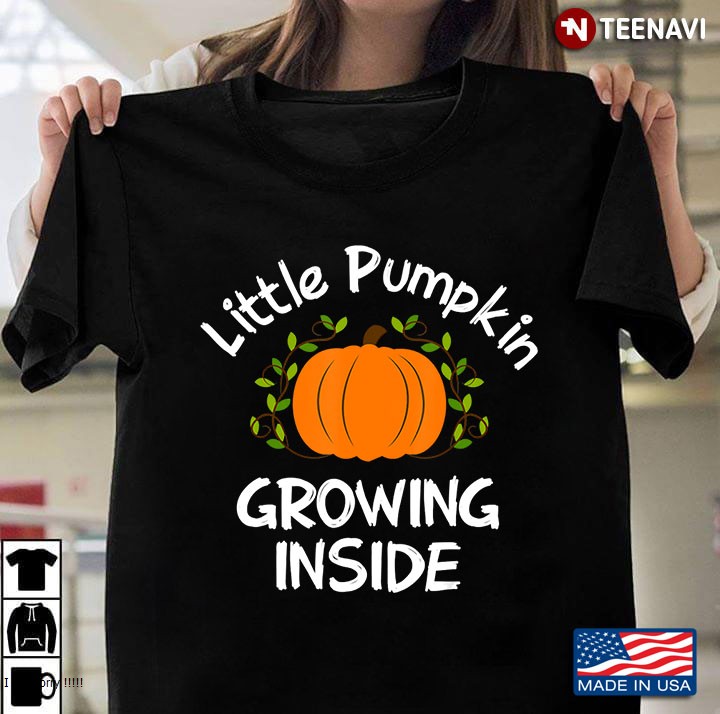 Little Pumpkin Growing Inside Funny Thanksgiving Pregnancy