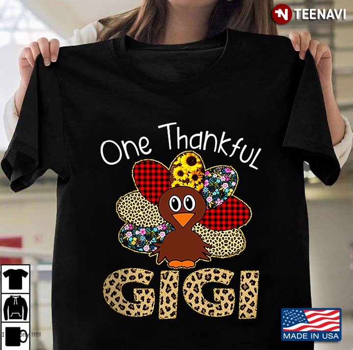 One Thankful Gigi Turkey Thanksgiving Gift