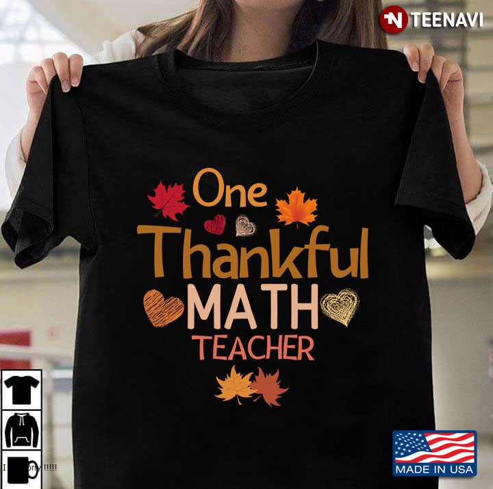 One Thankful Math Teacher Thanksgiving
