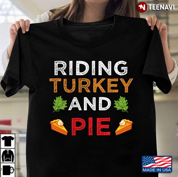 Riding Thanksgiving Turkey And Pie Party