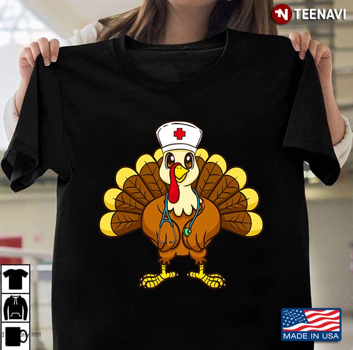 Rn Nurse Thanksgiving Turkey Funny Nurse Gift Cute