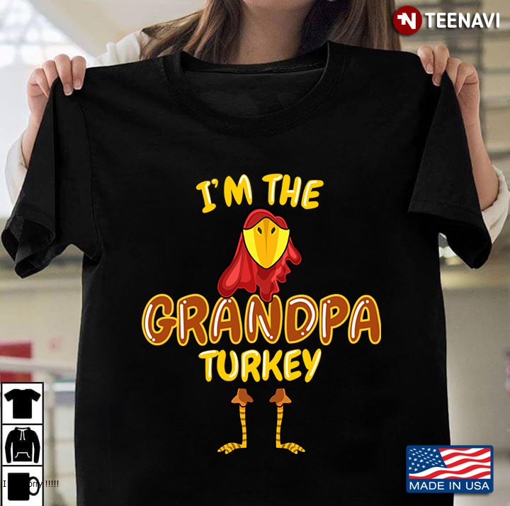 Thanksgiving Family Matching Grandpa Turkey