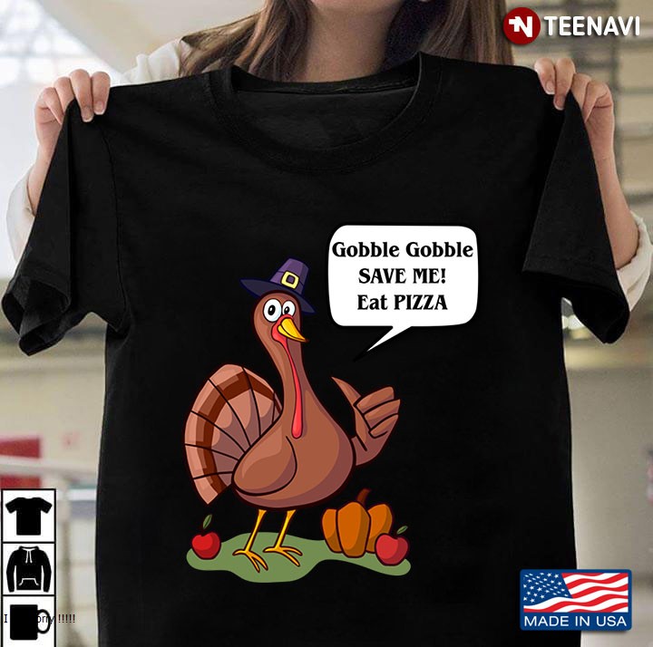 Thanksgiving Turkey Eat Pizza