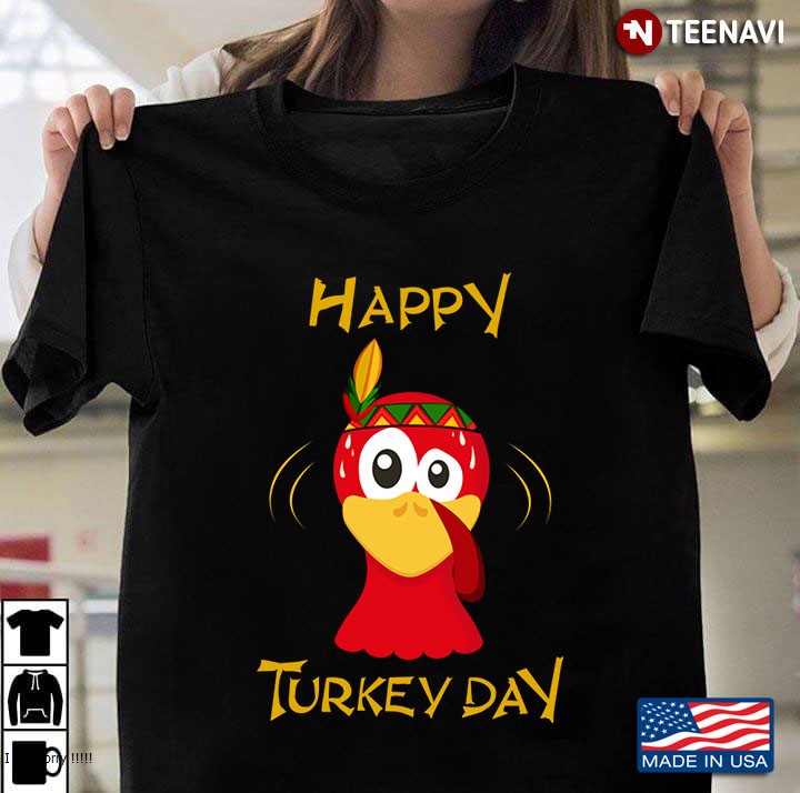 Turkey Face Funny Costume Thanksgiving Day