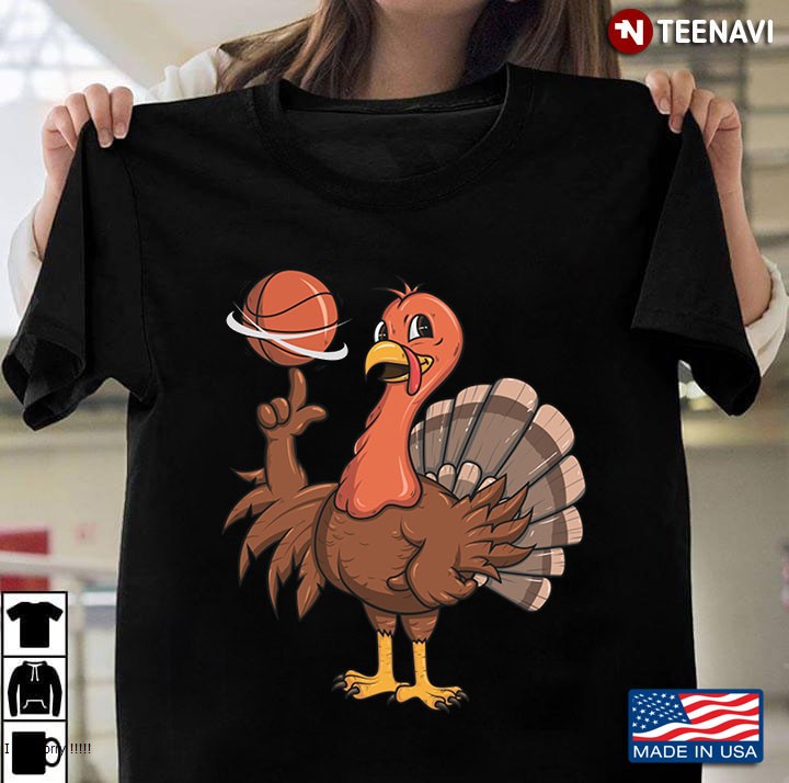 Funny Basketball Turkey Thanksgiving Basted Gift