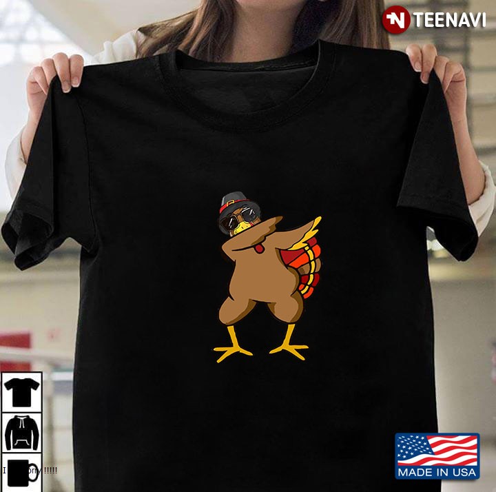 Funny Dabbing Turkey Thanksgiving Outfit Clothes