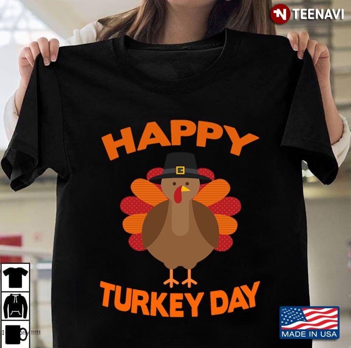 Funny Happy Thanksgiving Turkey Day Holiday Gift Kids