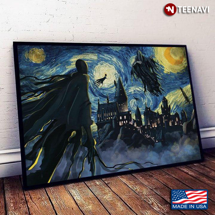 Harry Potter And The Prisoner Of Azkaban Dementors Of Azkaban In The Starry Night Vincent Van Gogh