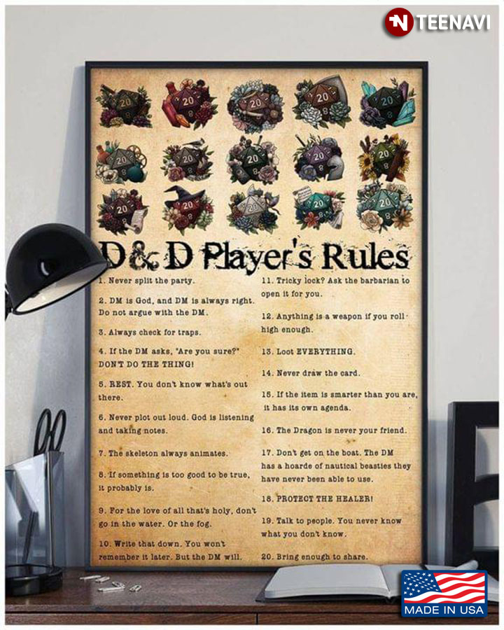 Vintage Dungeons & Dragons D&D Player's Rules