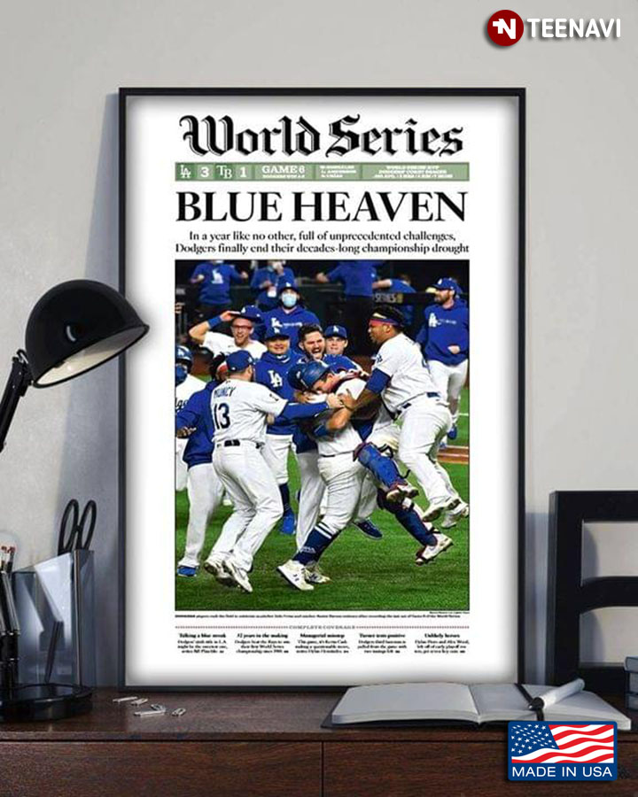 Blue Heaven The Story Of The Los Angeles Dodgers' 2020 World Series