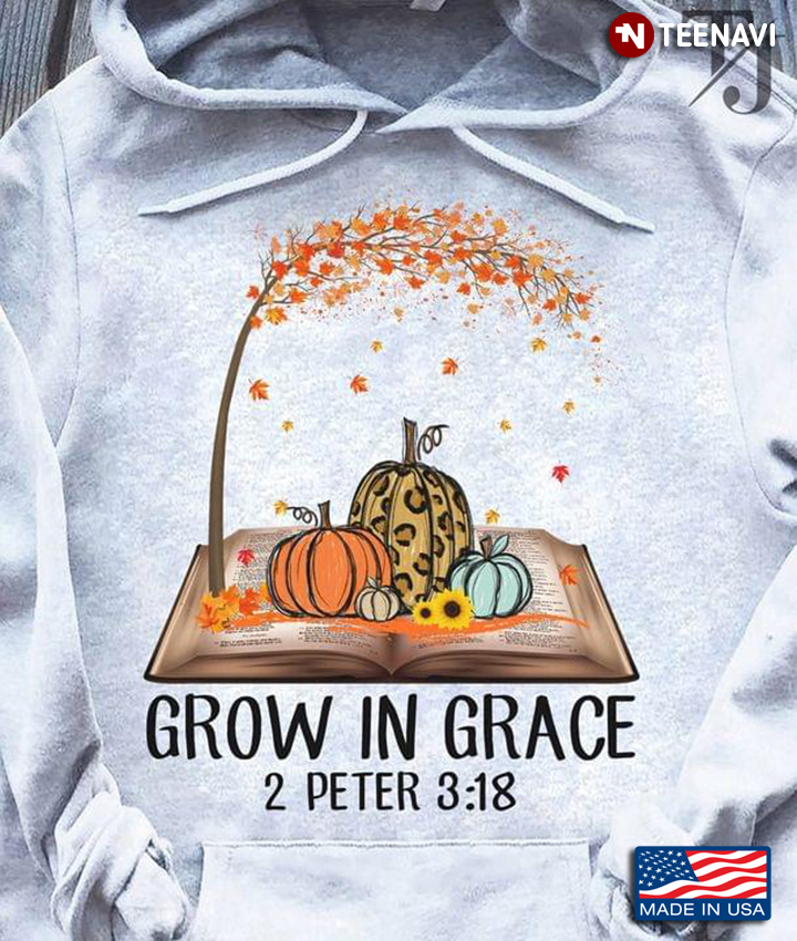 Thanksgiving Pumpkin Grow In Grace 2 Peter 3:18
