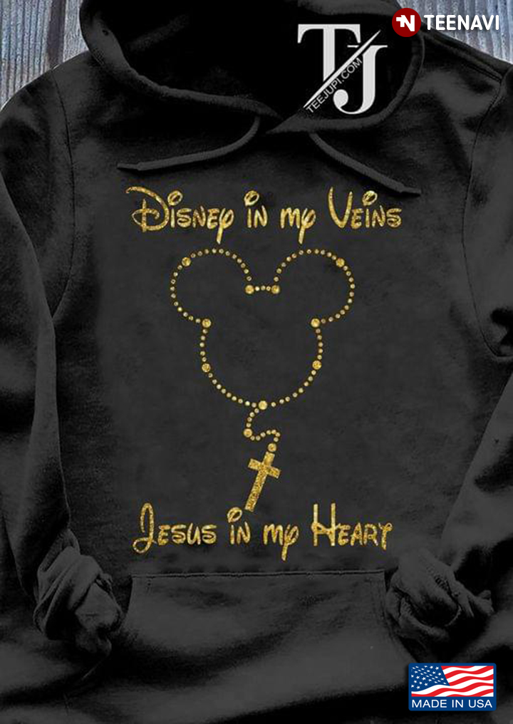 Mikey Mouse Christian Cross Disney In Veins Jesus In My Heart
