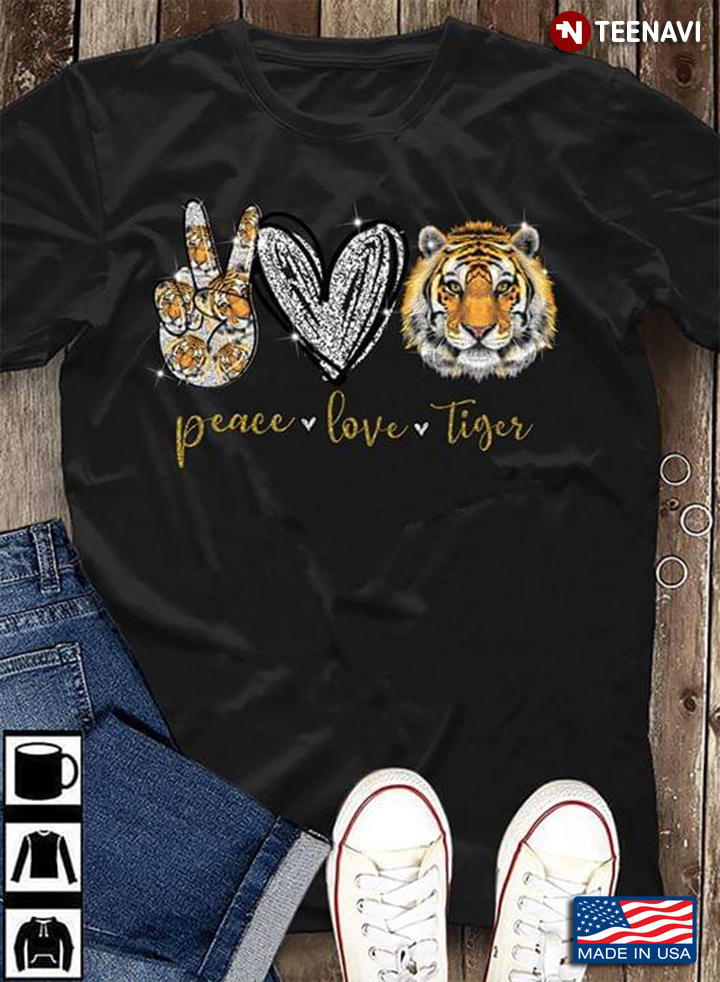 Heart, Peace Love Tiger