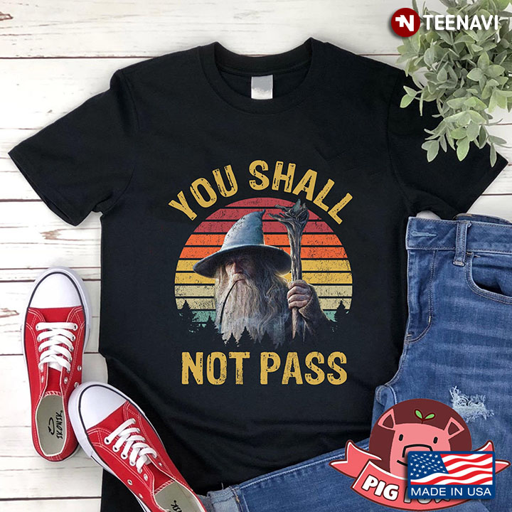 Gandalf You Shall Not Pass Funny Lord Of The Ring New Version