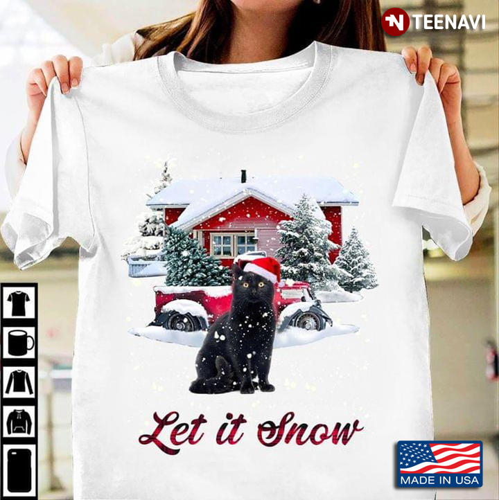 Black Cat Let It Snow