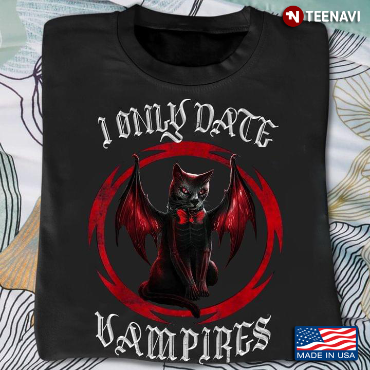 Cat I Only Dace Vampires Halloween