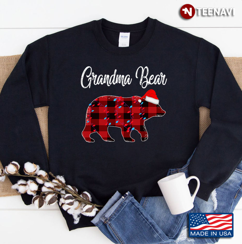Grandma Bear Christmas Sweatshirt