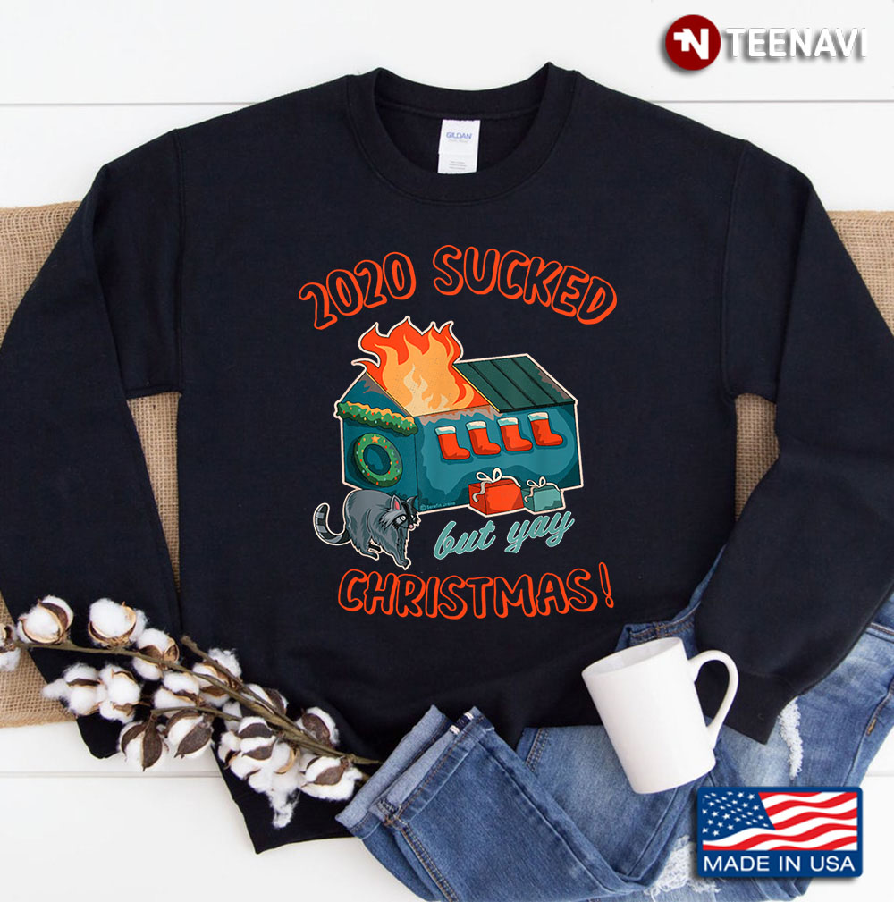 Dumpster Fire Christmas Sweatshirt