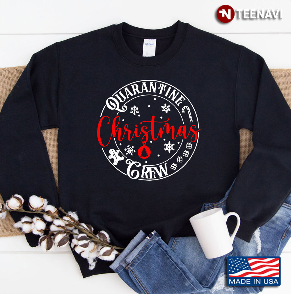 Family Christmas Quarantine Christmas Crew Sweatshirt