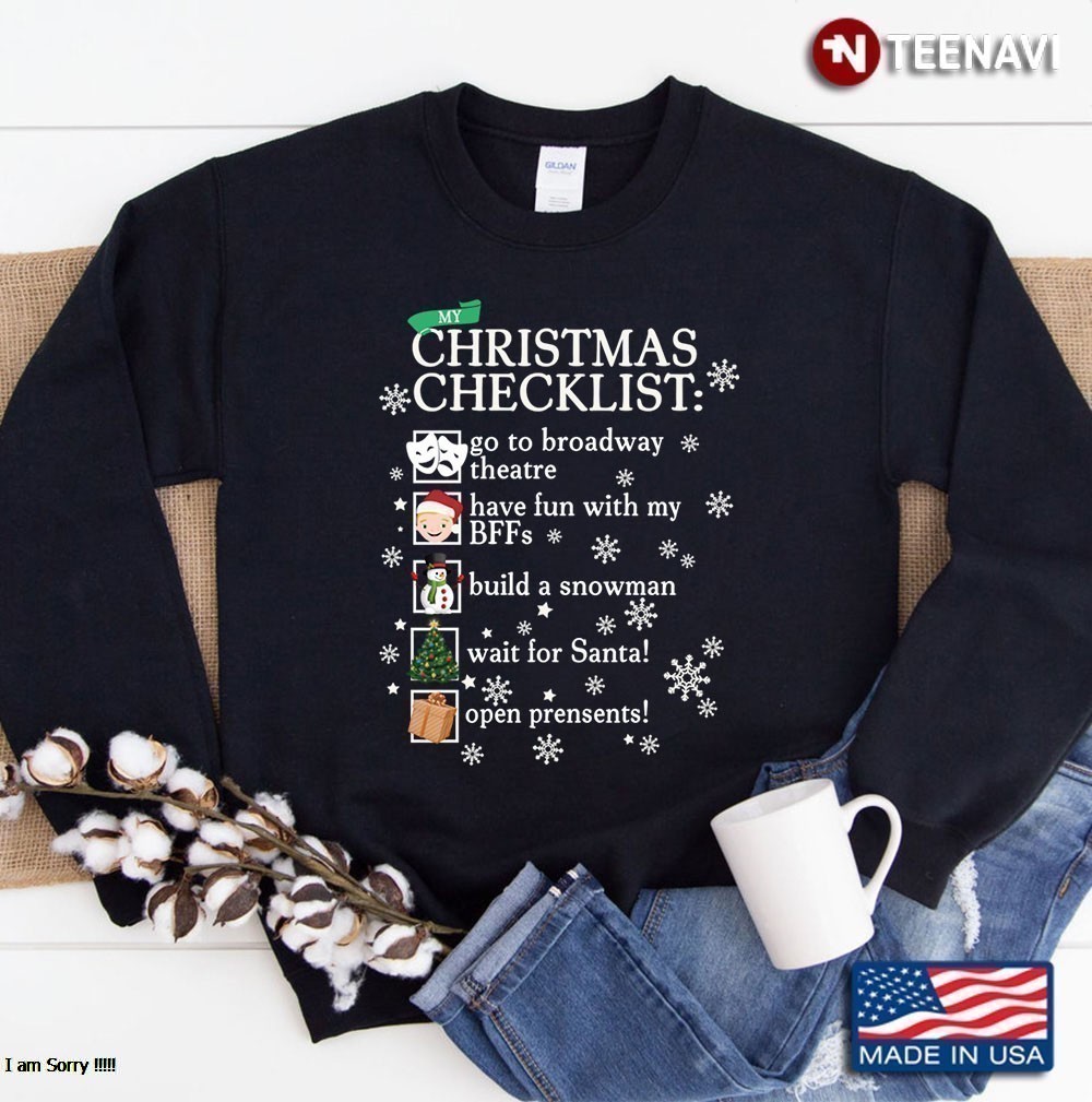 Christmas Checklist Sweatshirt