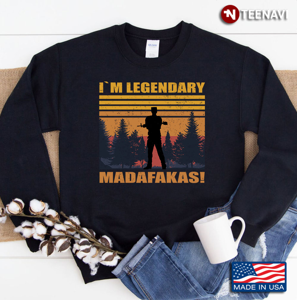 I Am Legendary Madafakas! Battlegroundpg Legend Sweatshirt
