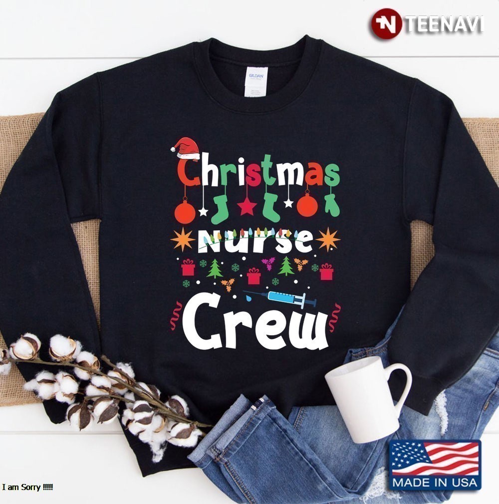 Christmas Nurse Crew Sweatshirt