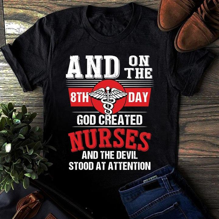 And On The 8th Day God Created Nurses And The Devil Stood At Attention Caduceus