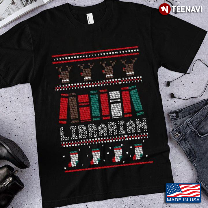 Librarian Books Ugly Christmas