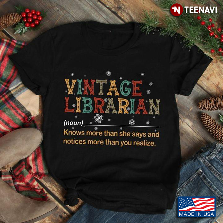 Vintage Librarian Knows More Than She Says And Notices More Than You Realize