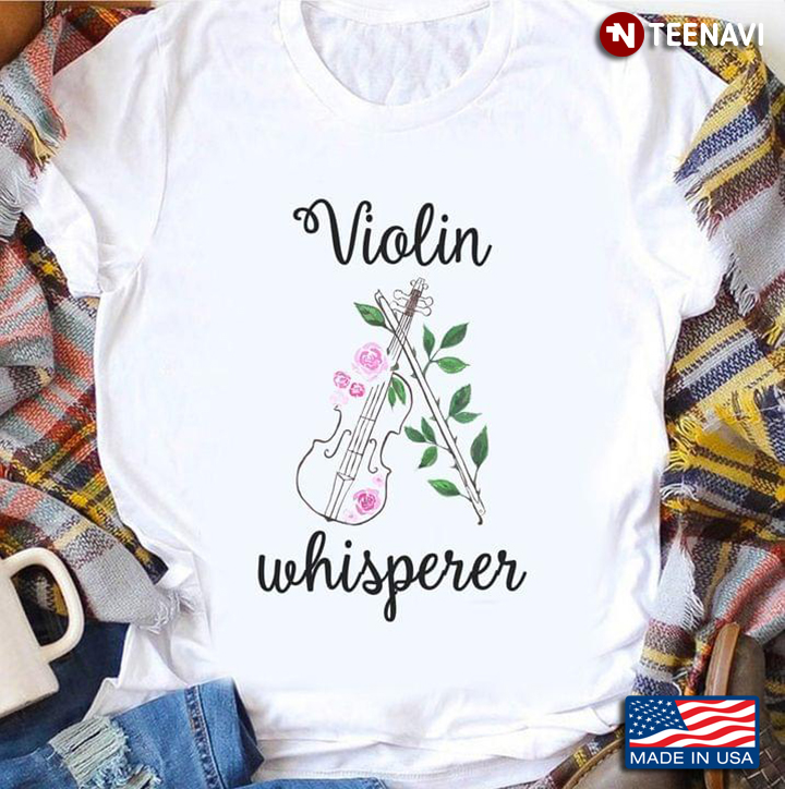 Violin Whisperer Viloin With Flowers And Bough Musical Instrument