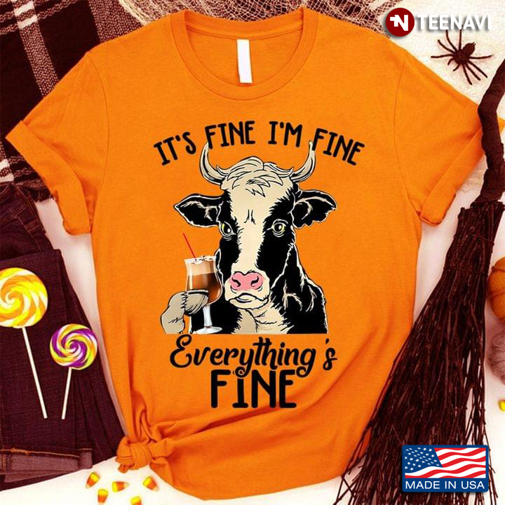 It's Fine I'm Fine Everything's Fine Buffalo Holds A Glass