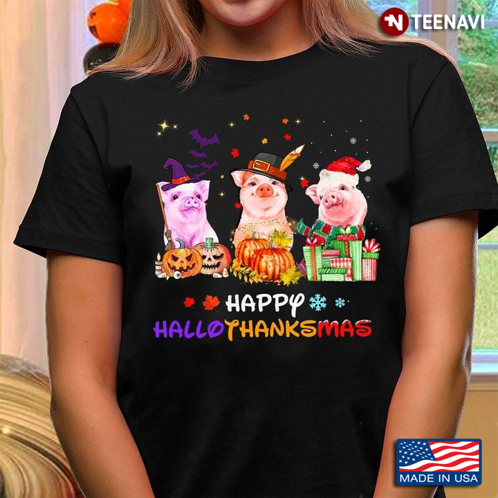 Happy HalloThanksMas Three Pigs