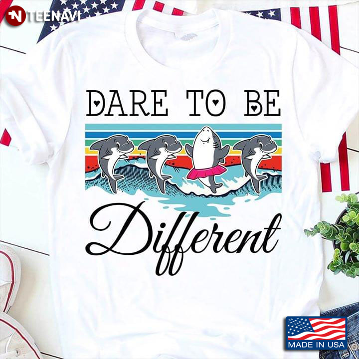 Dare To Be Different Shark Ballet T-Shirt