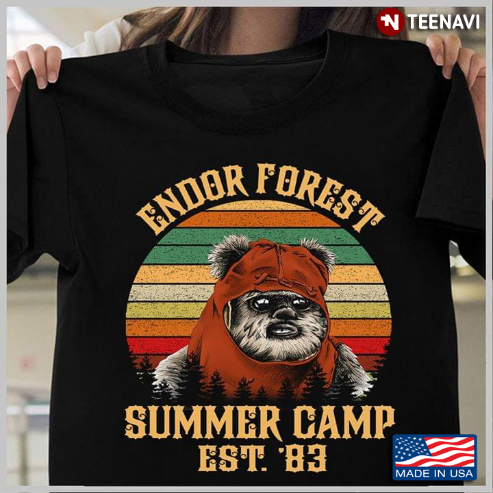 Endor Forest Summer Camp Est 83 Chewbacca Vintage