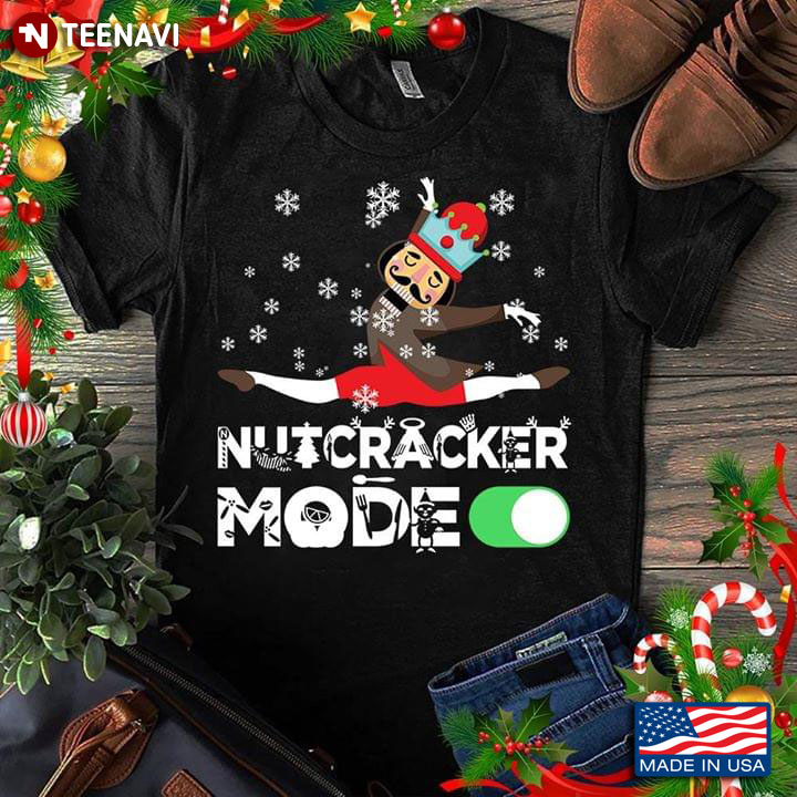 Nutcracker Mode On Ballet With Snowflake Around T-Shirt