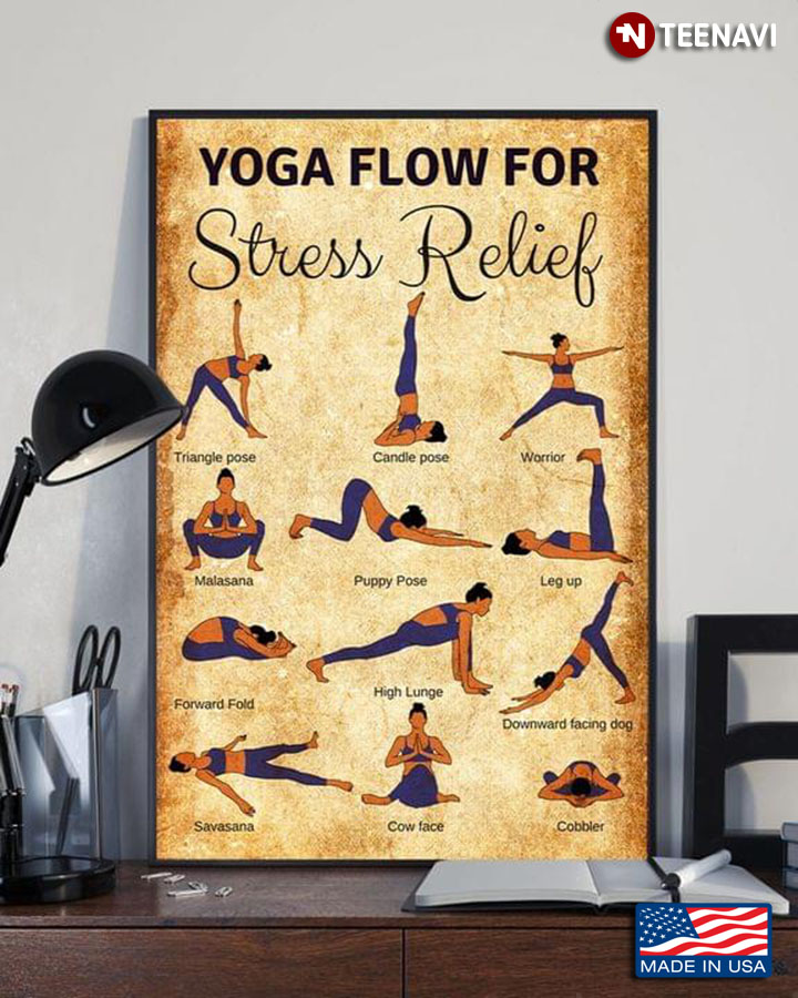 Vintage Yoga Flow For Stress Relief