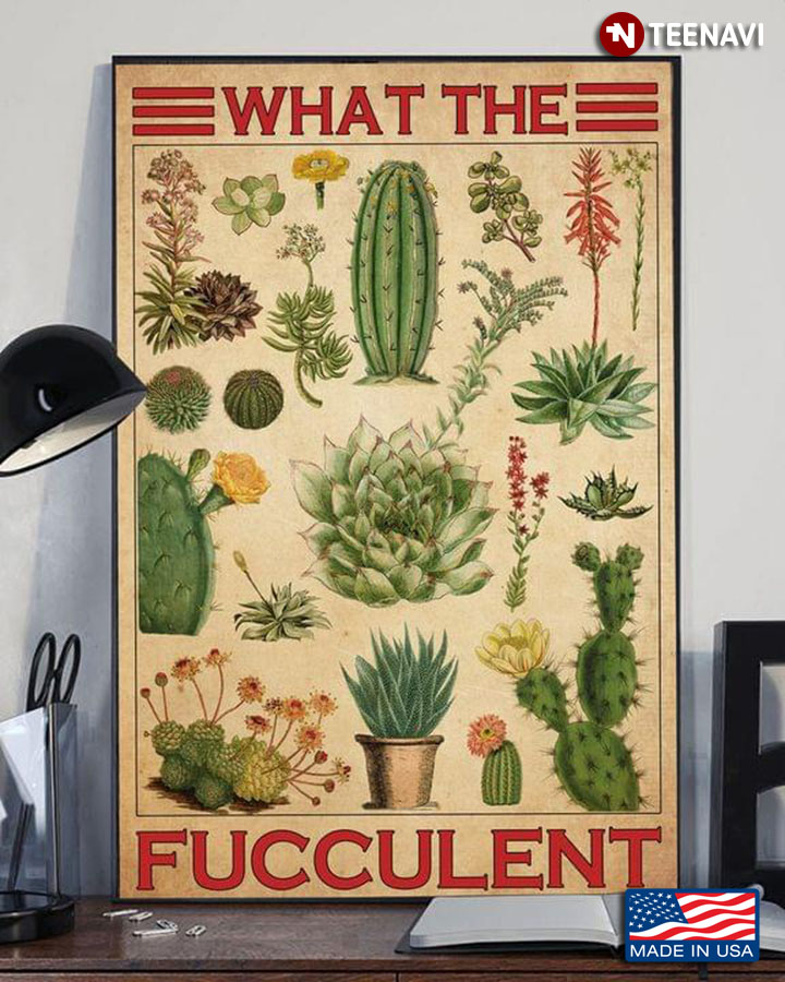 Vintage Succulents What The Fucculent