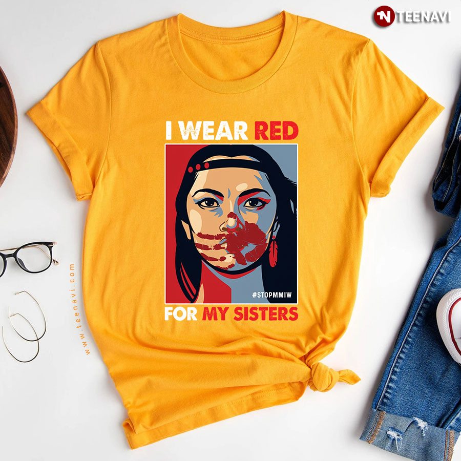 I Wear Red For My Sisters Native American