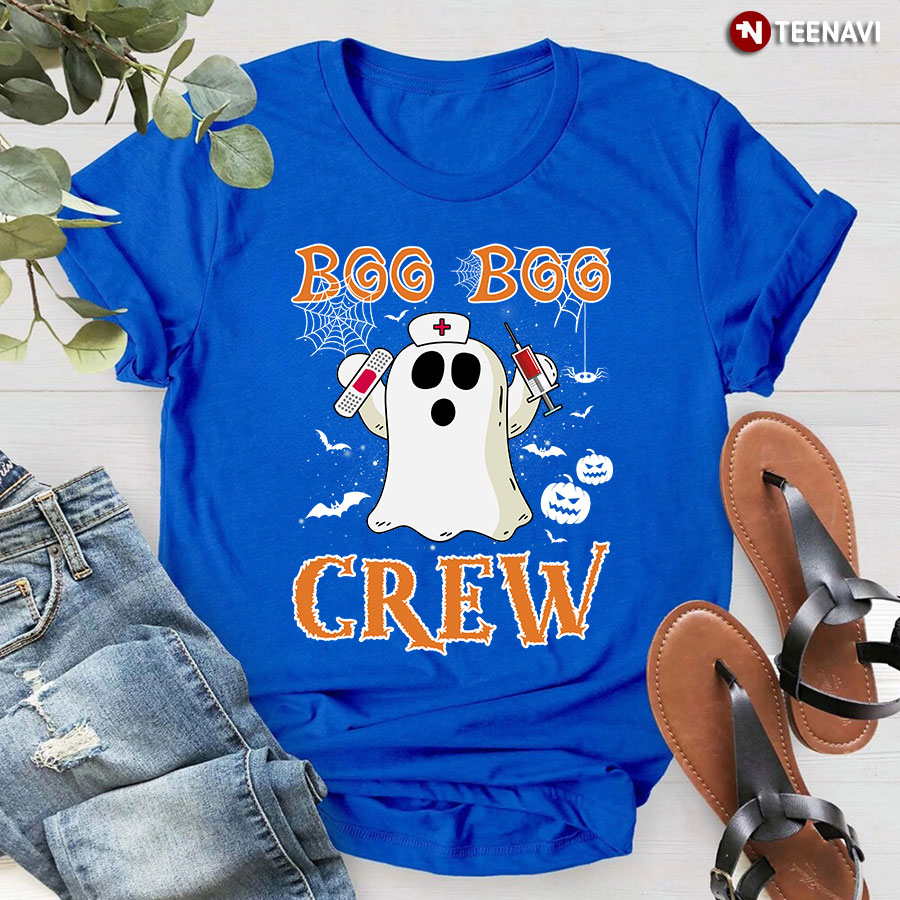 Boo Boo Crew Boo Nurse Halloween T-Shirt