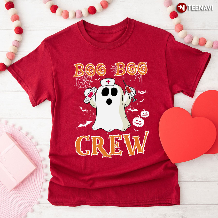 Boo Boo Crew Boo Nurse Halloween T-Shirt
