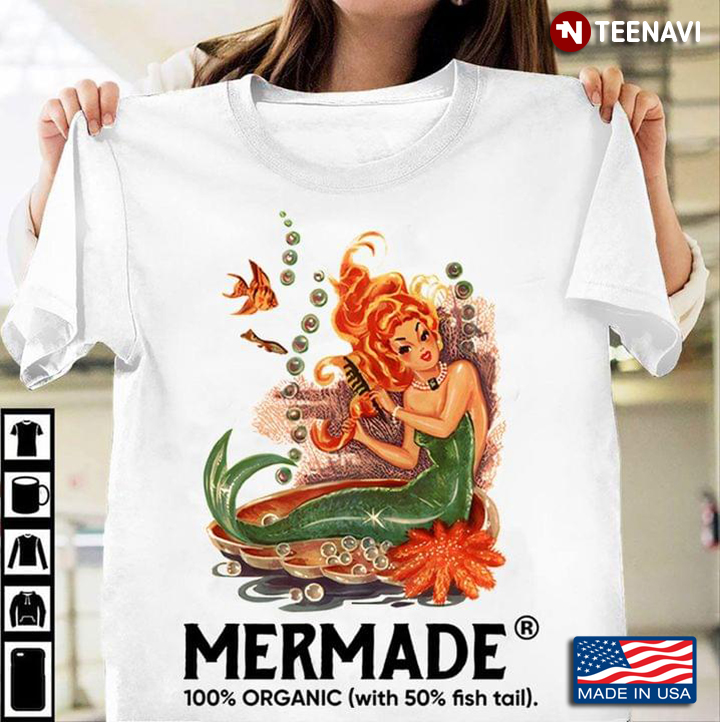 Mermaid Mermade 100% Organic With 50% Fish Tail