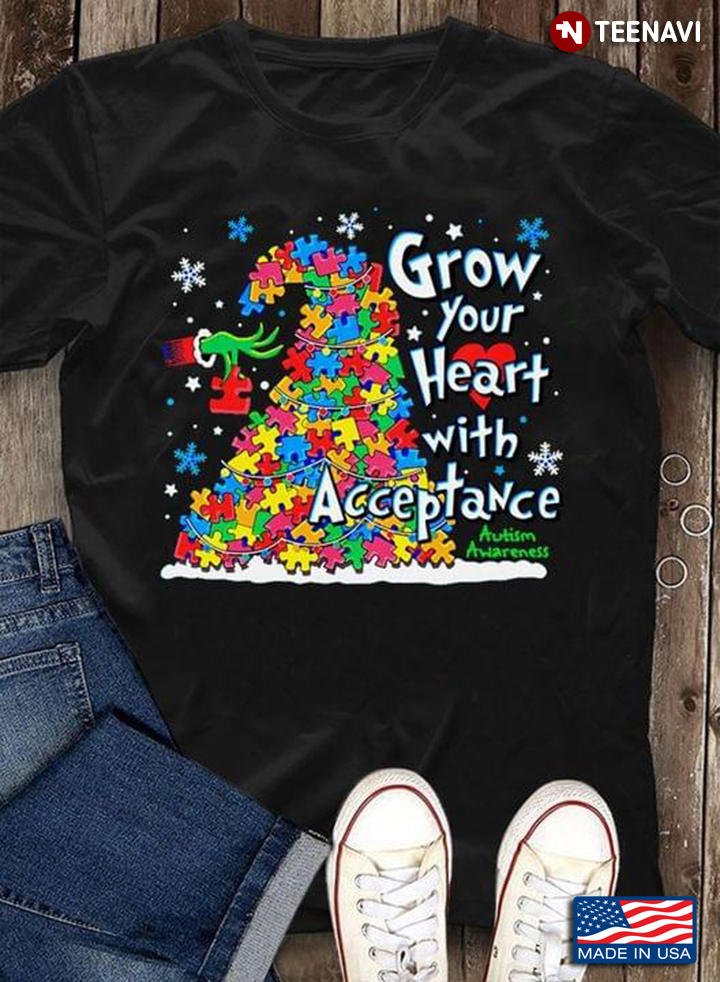 Grow Your Heart With Acceptance Autism Awareness Christmas