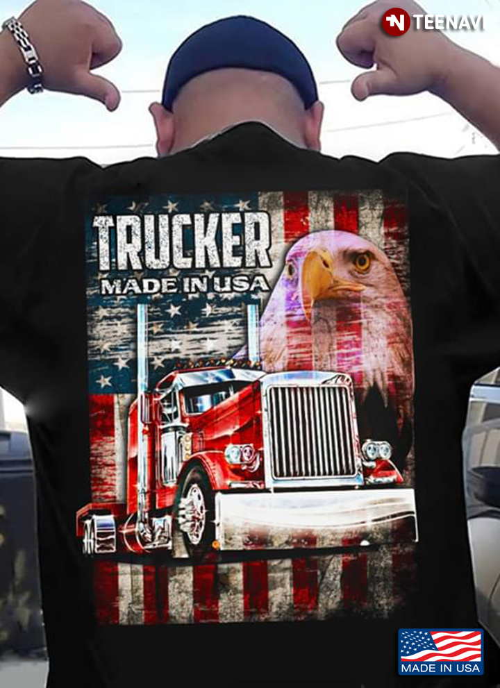 Eagle Trucker Made In Usa  American Flag Truck