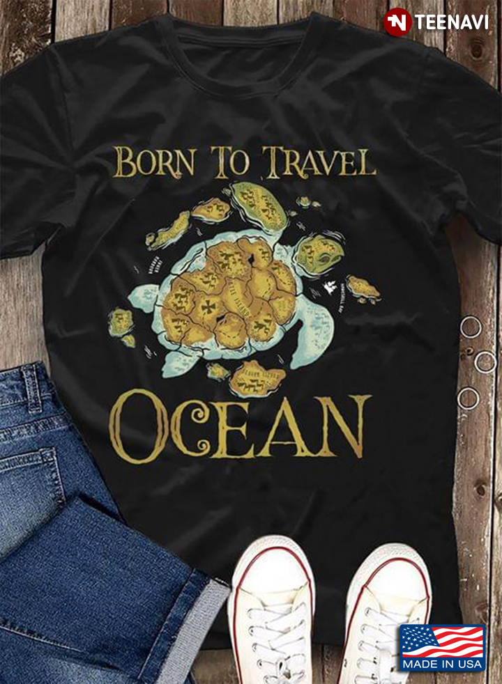 Born To Travel Ocean Turtle